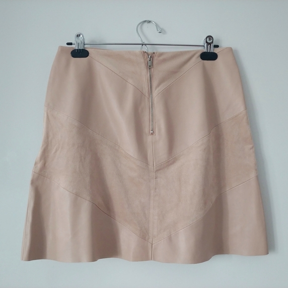 Zara Faux leather/suede Skirt - Picture 2 of 5